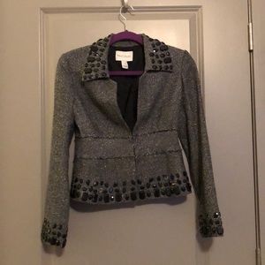 White House Black Market - Black tweed blazer